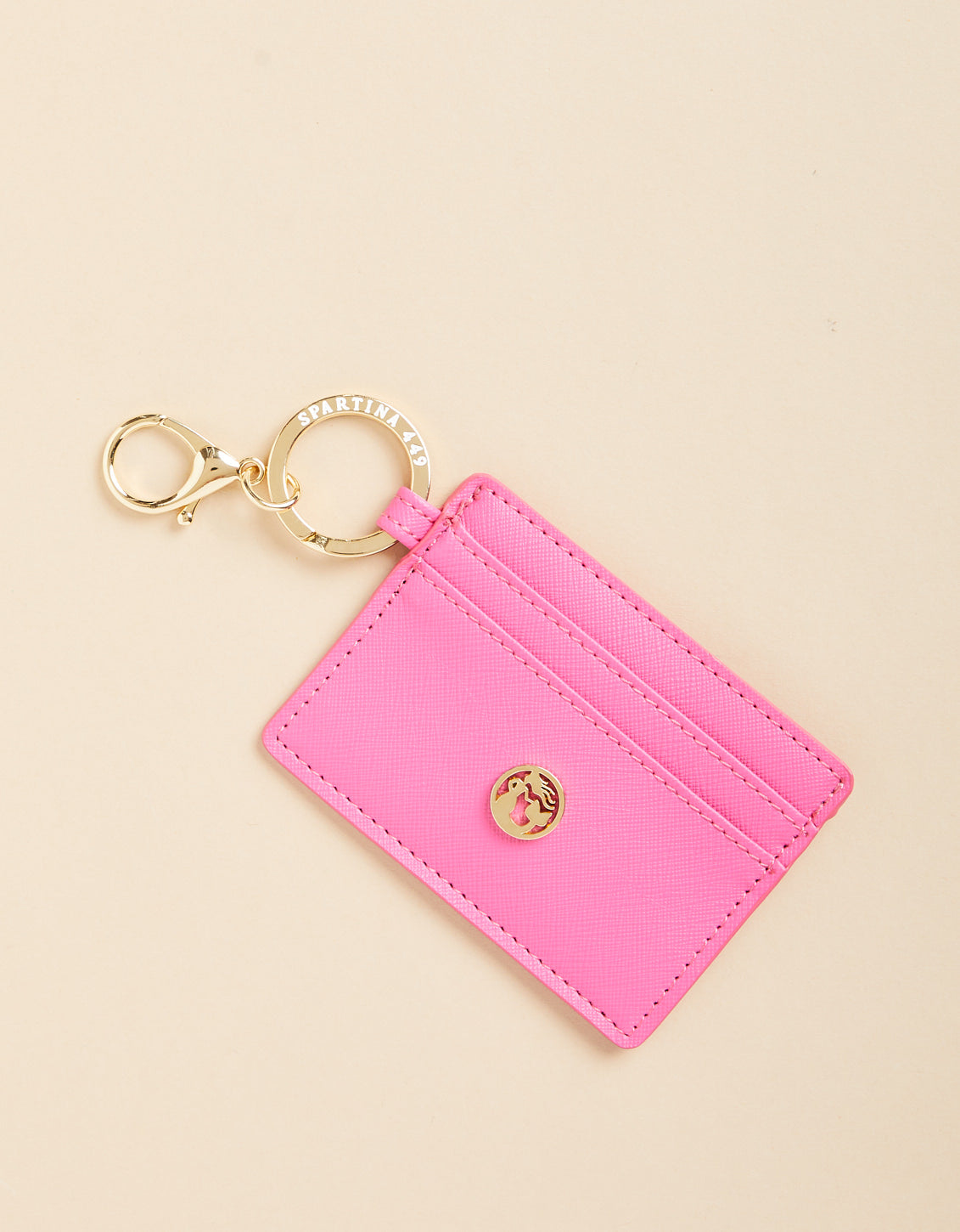 Designer Key Ring Card Case Loveseason Key Holder Faux Leather