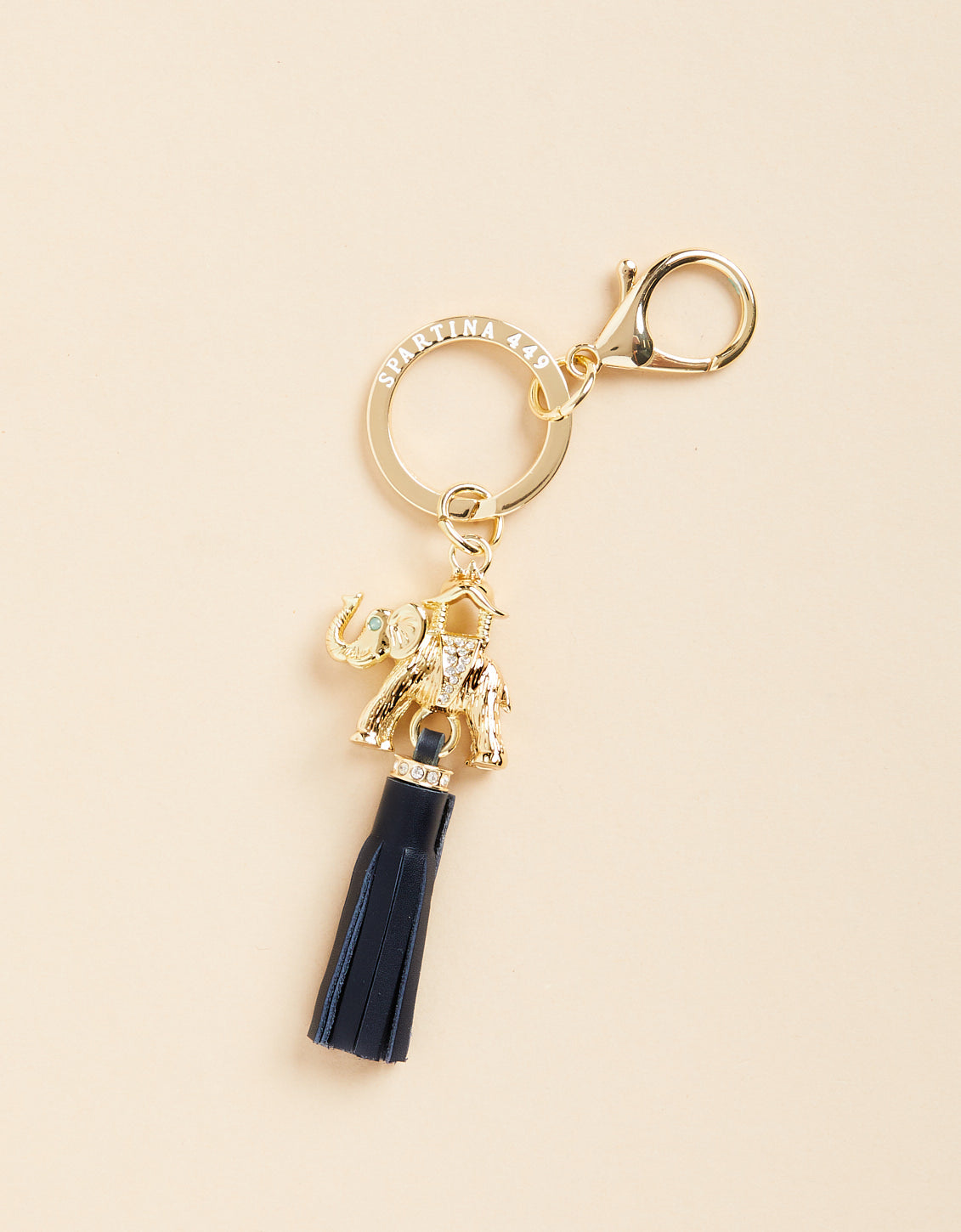Navy Elephant Keychain - $28.00