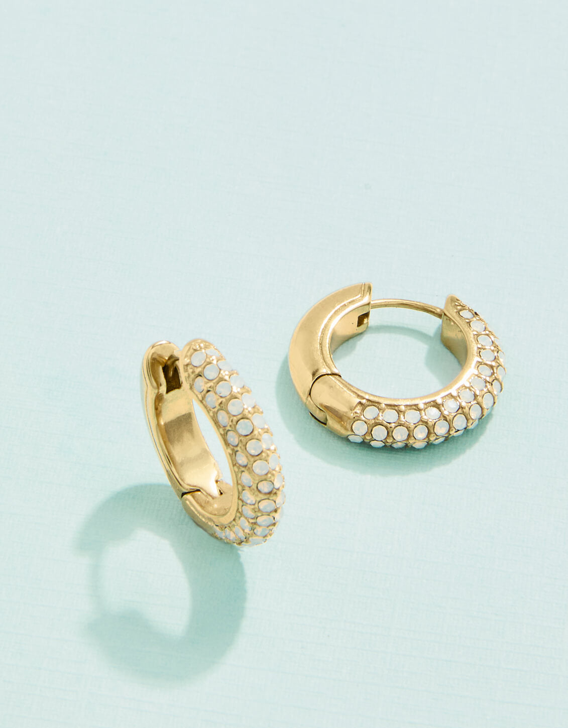 Shine On Pavé Hoop Earrings
