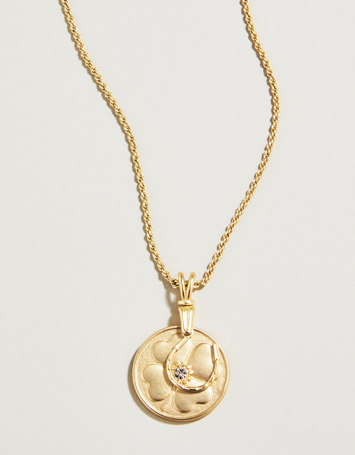 Feeling Lucky Necklace 36" Gold