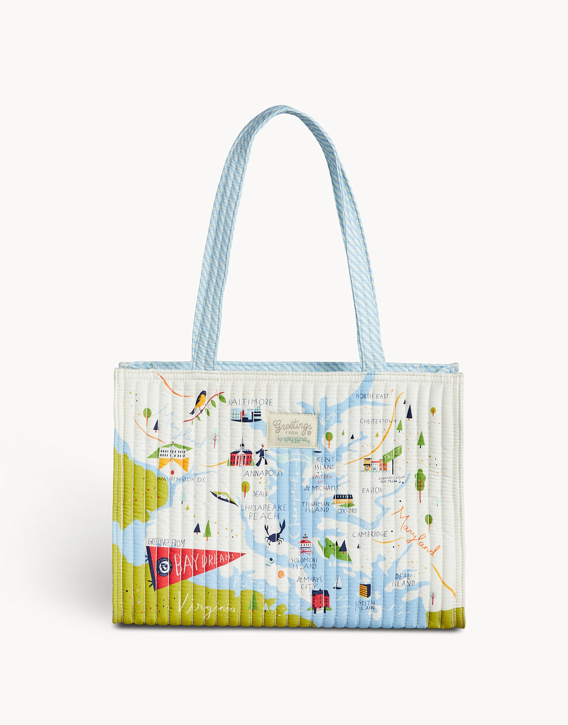 Bay Dreams Quilted Zip Tote