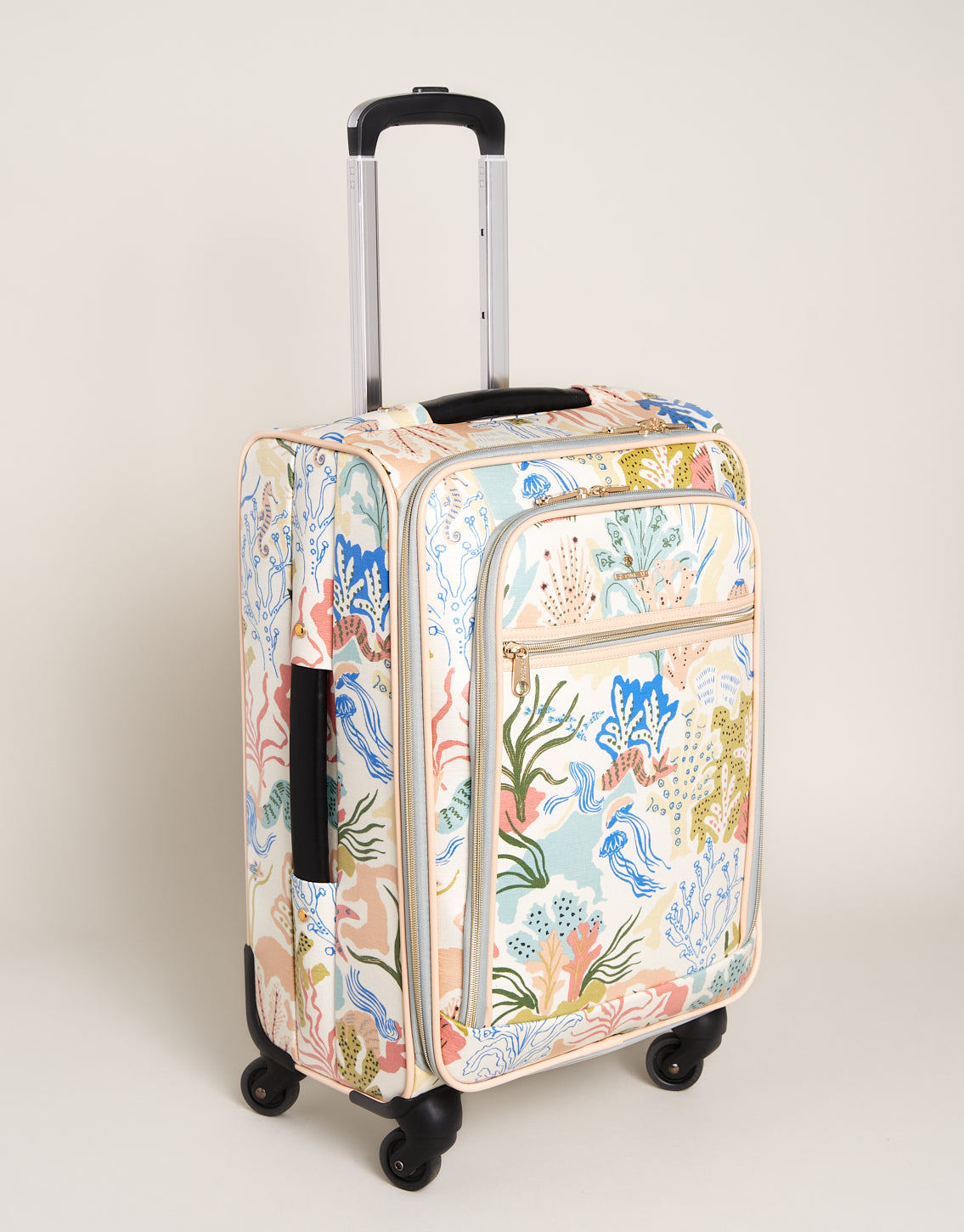 Expandable Suitcase Lily Bloom Elephant Rain Luggage American