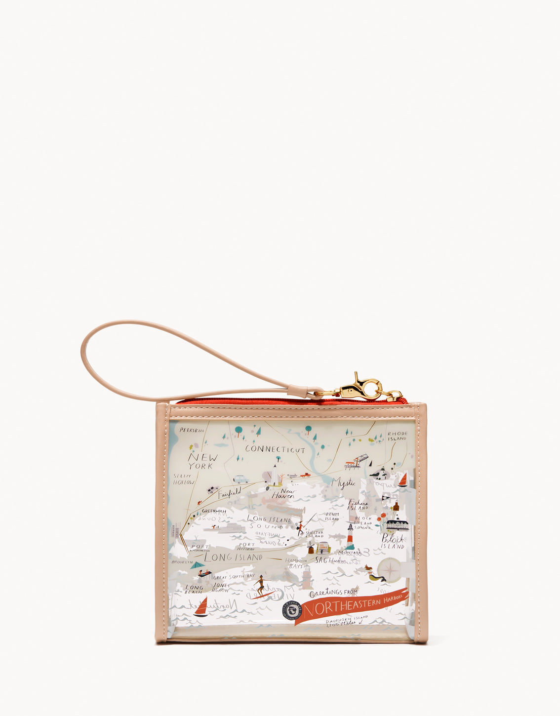 Clear Beach Wristlet Northeastern Harbors - $54.00