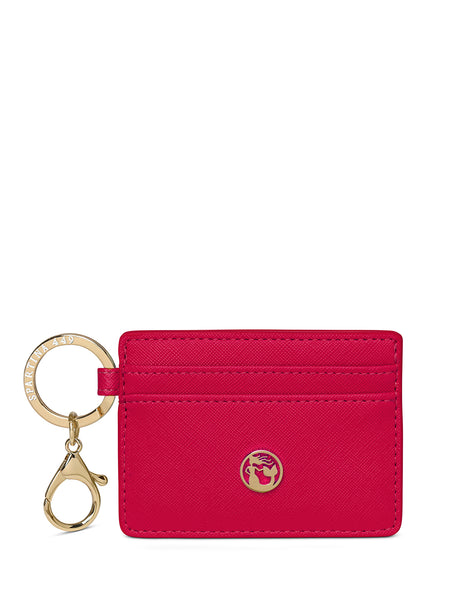 Magenta Keychain Card Holder - $21.00