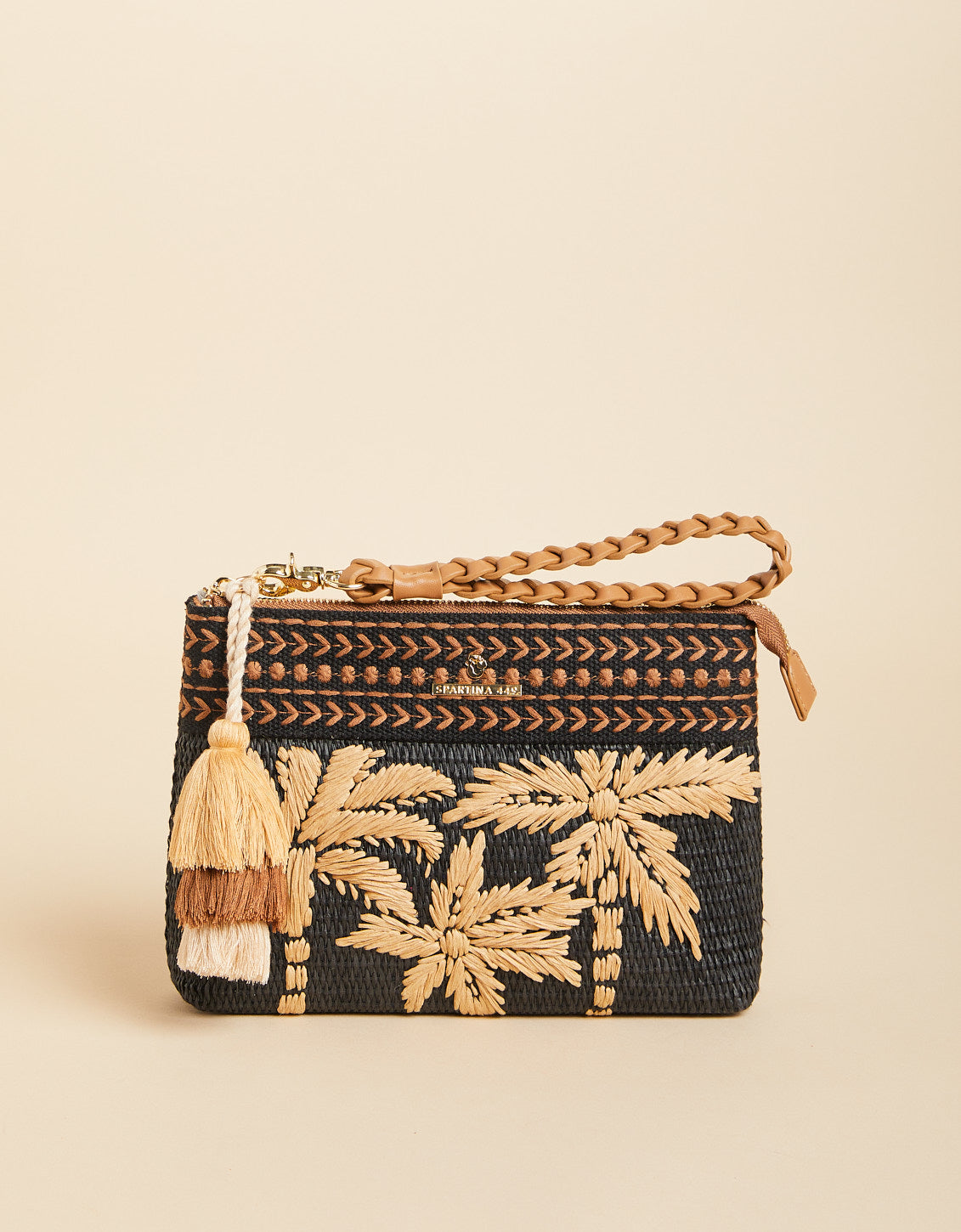 Maci Wristlet Raffia Palms - $92.80