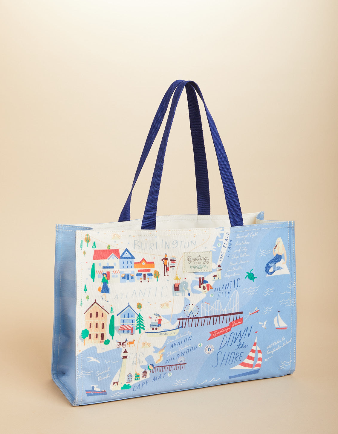 Spartina Down the sale Shore large tote