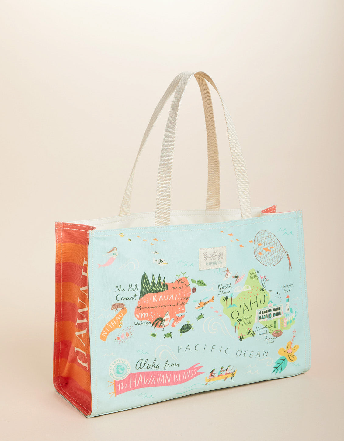 Market Tote Hawaiian Islands - $78.00