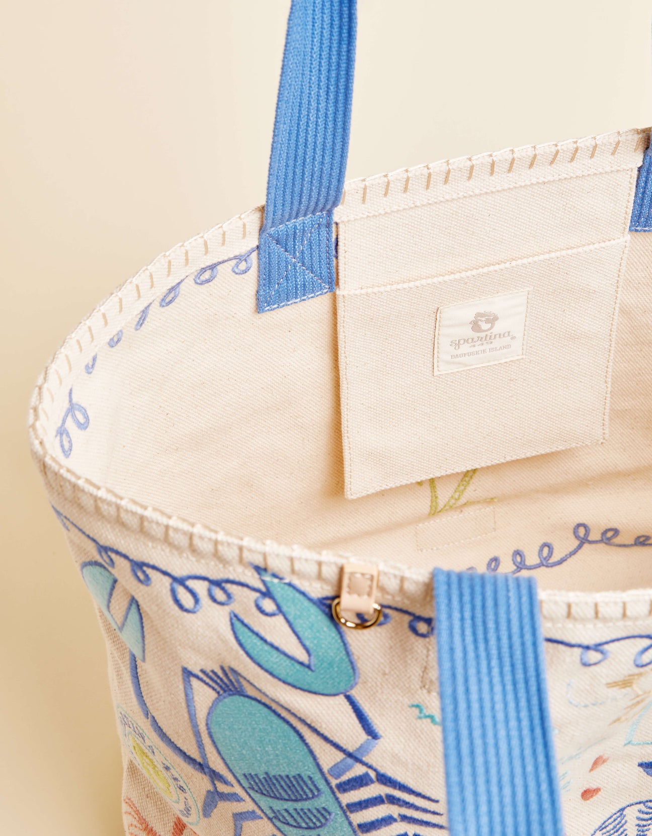 OVERBOARD STRIPE MARKET TOTE