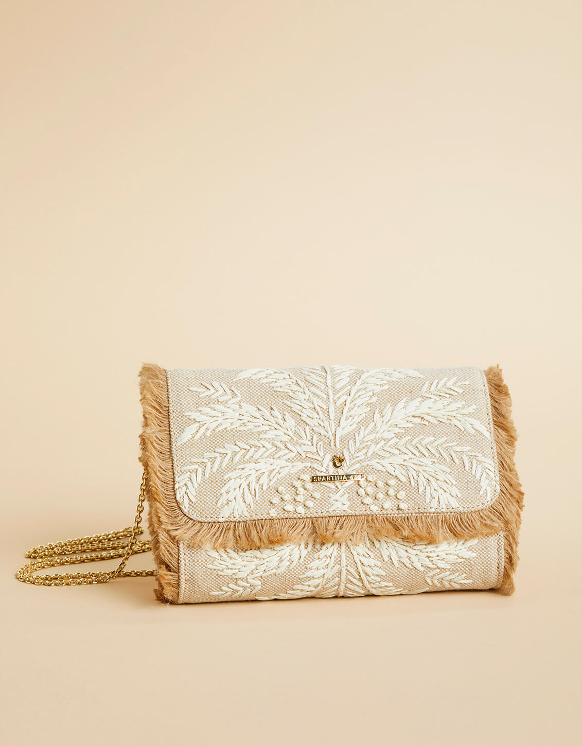 Clutch Crossbody Palm Raffia - $198.00