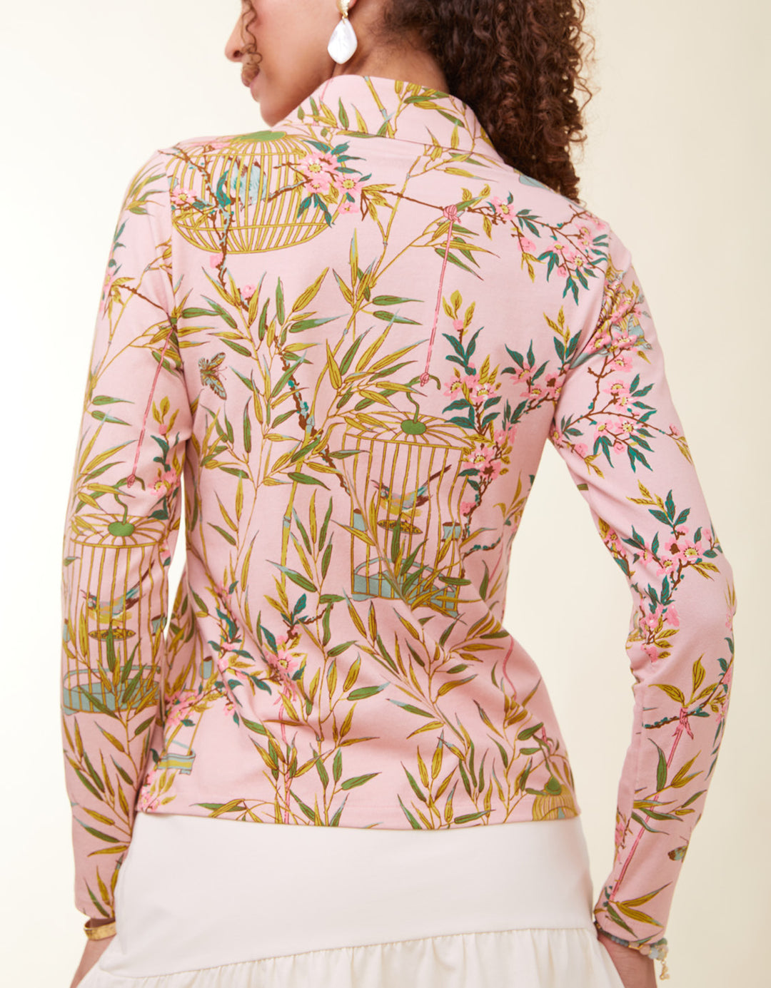 Photo inspiration: Nora Half Zip Top Enclave Bamboo Bird Cage Pink Photo Inspiration
