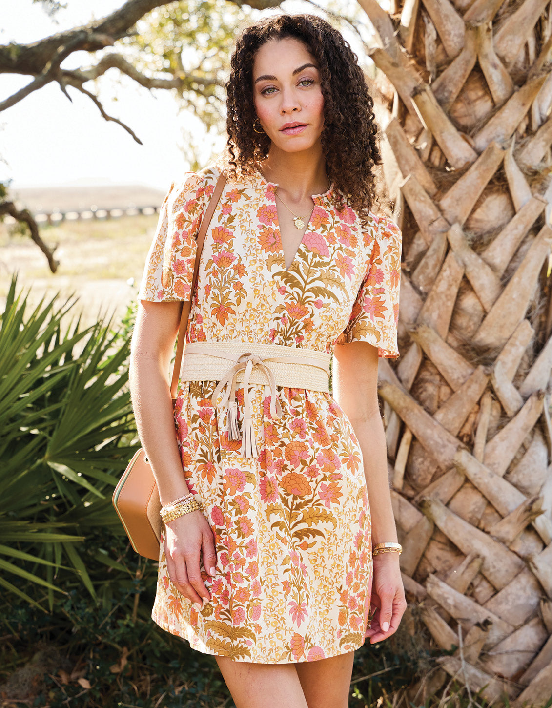 Olivia Poplin Dress McAllister Paisley - $88.00