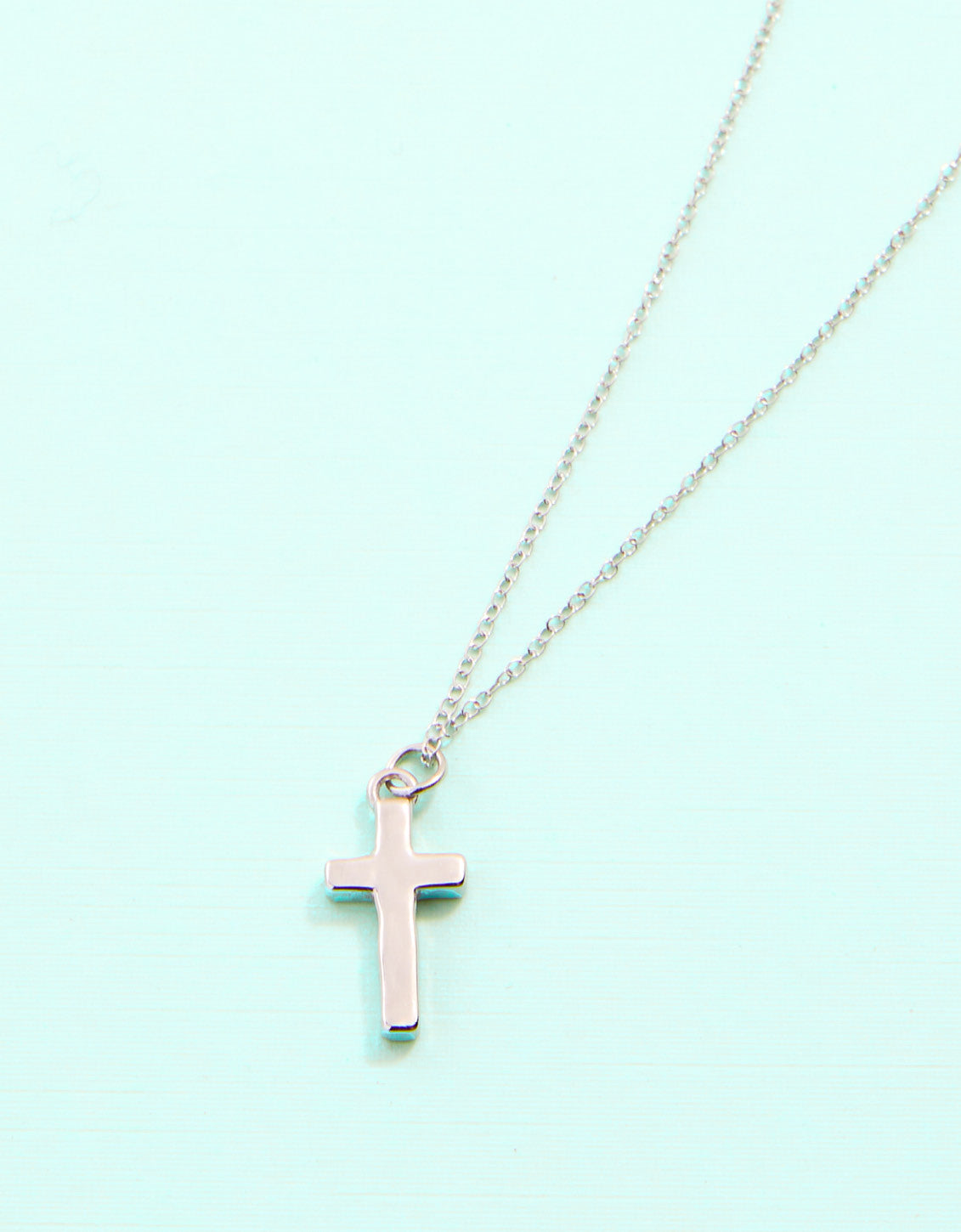 Cross Necklace 17'' - $44.00