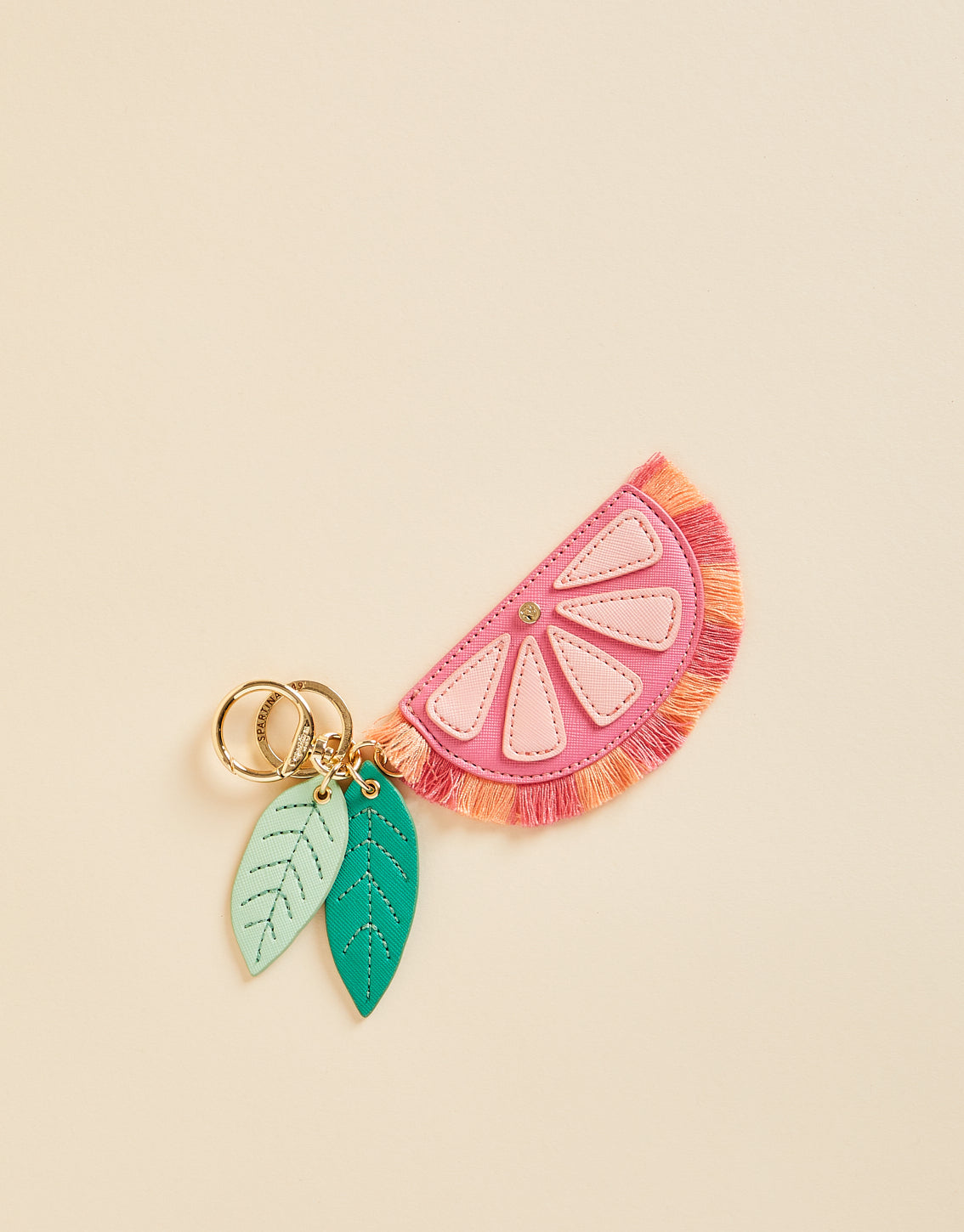 Icon Keychain Lemon/Pink - $34.00