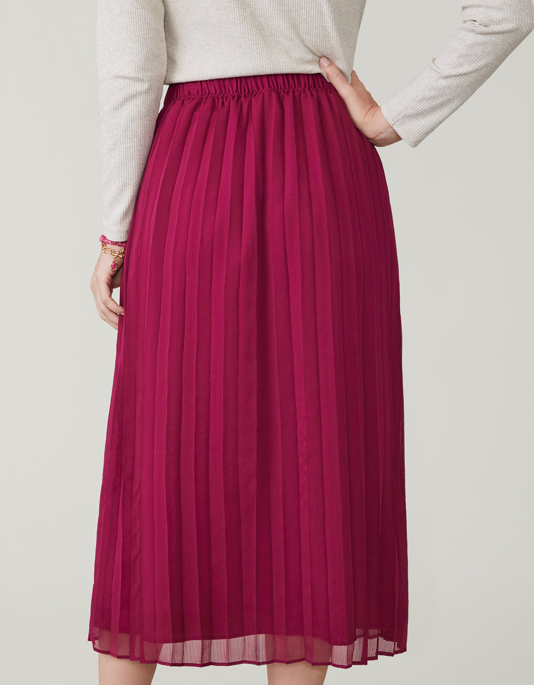 Elvira skirt Velvet- purple winter main image 1