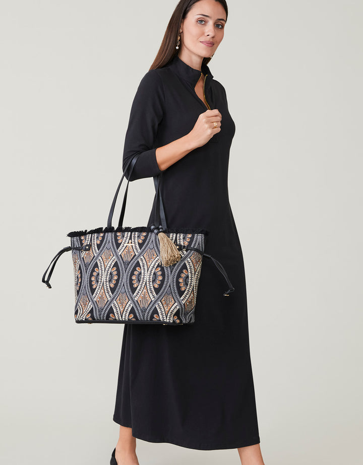 Bellinger Batik Jetsetter Tote