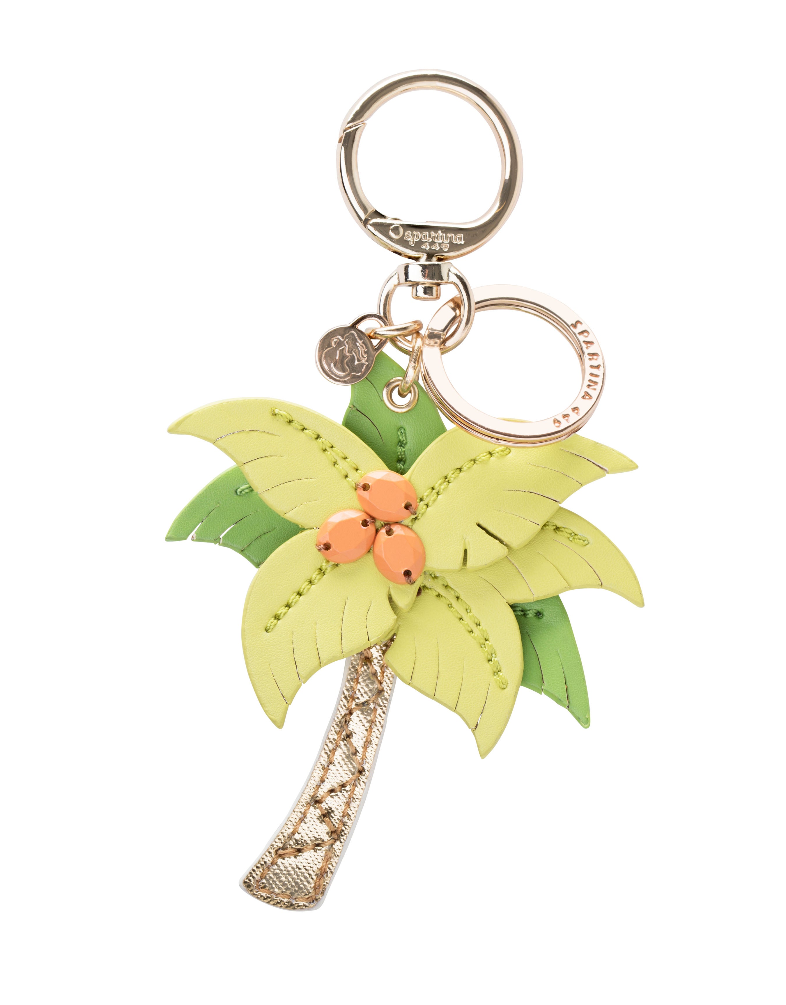 Icon Keychain Palm Tree/Green - $38.00