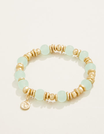 Seaside Stretch Bracelet 6mm- Gold