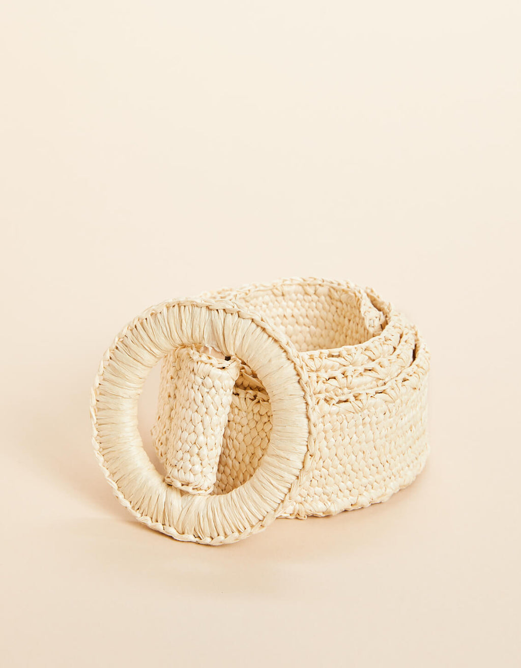 Spartina Madeline Wrap Belt in Pale Sand Woven Tie-Front Waist Belt Spartina 449 Madeline Wrap Belt Pale Sand - Shop main image 2