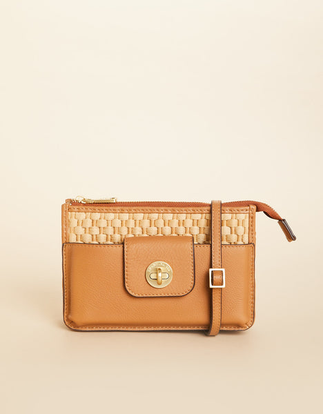Siren Lindsey Phone Crossbody Natural/Pecan - $158.40