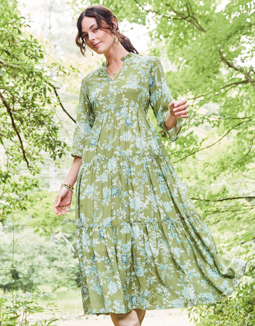 Maisie Midi Dress Mystic Moss Dahlia Green - $45.00 Maisie Midi Dress Mystic Moss Dahlia Green - $45.00