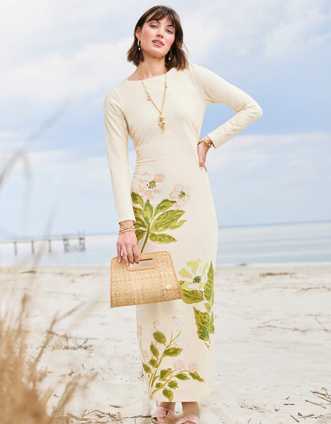 brionna midi dress Bria Midi Dress Seawall Blooms Green L