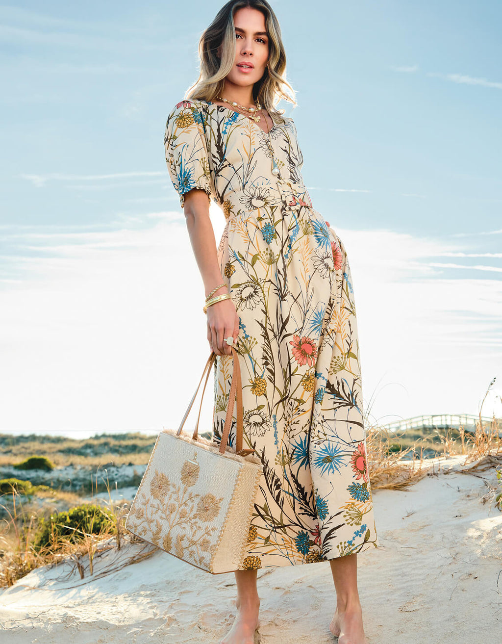 dress spring Get Together Green Floral Dress, Medium - The Mint Julep Boutique Its so feminine and flattering Ariella Midi Dress St. Augustine