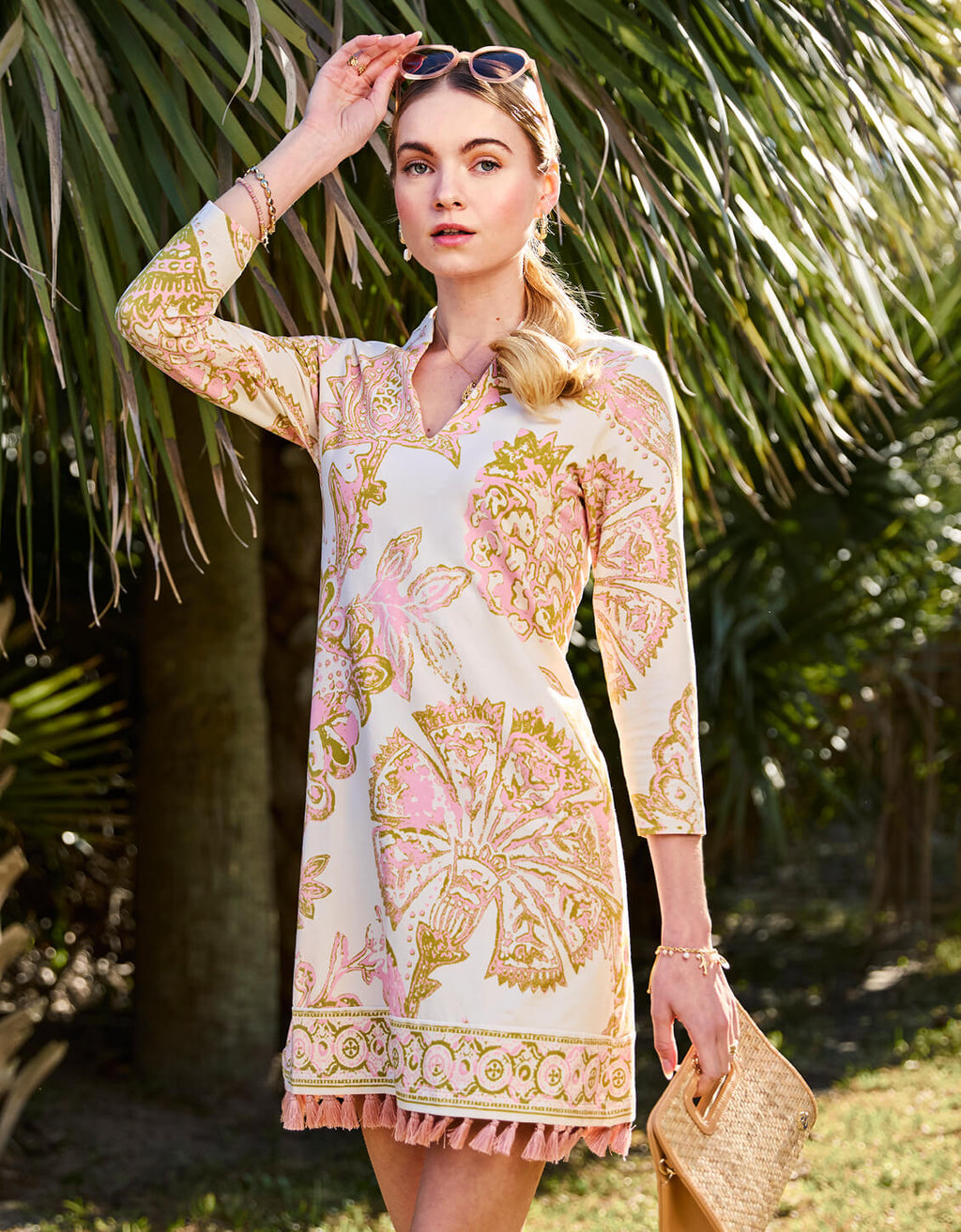 Kit Jersey Dress Castillo Jacobean Cream L