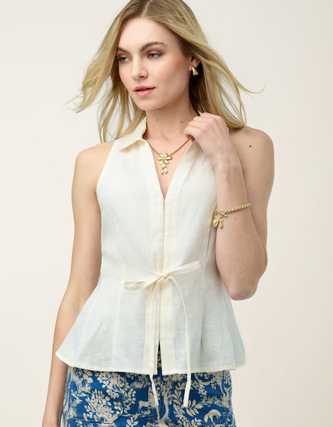 Seleah Linen Top Antique White - $148.00