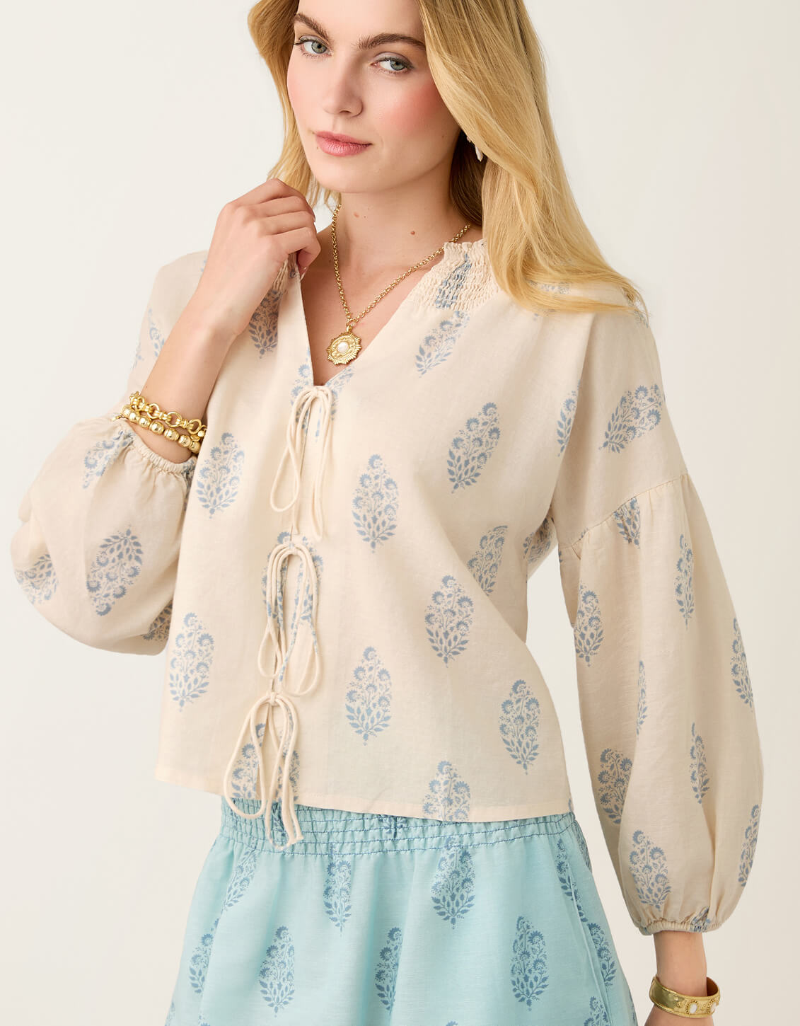 Olenna Blouse Summer Camellia - $134.40