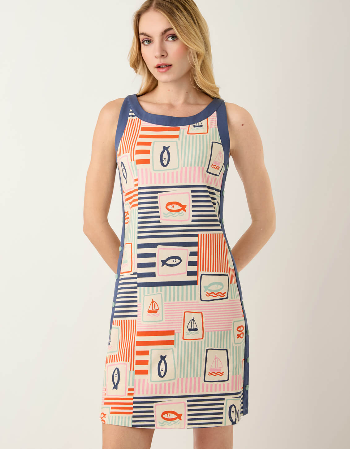 Madolyn Snap Dress Admiral - $228.00