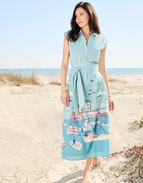 Janine Midi Dress Admiral Marina