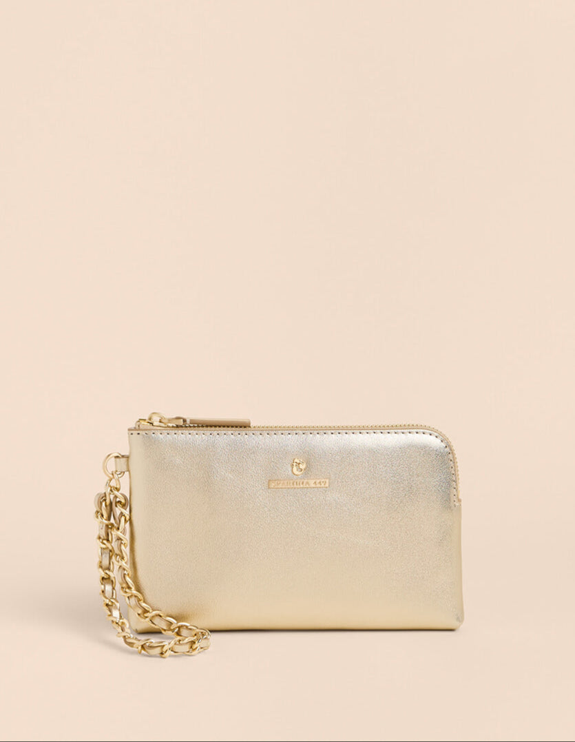 Sinclair Wristlet Matte Gold - $57.60