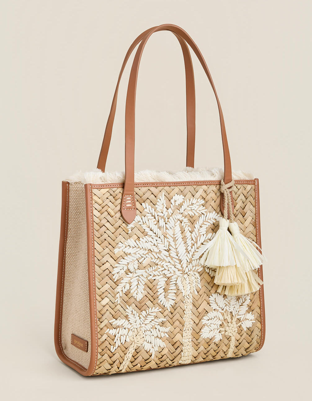 Straw Box Tote Sabal - $248.00