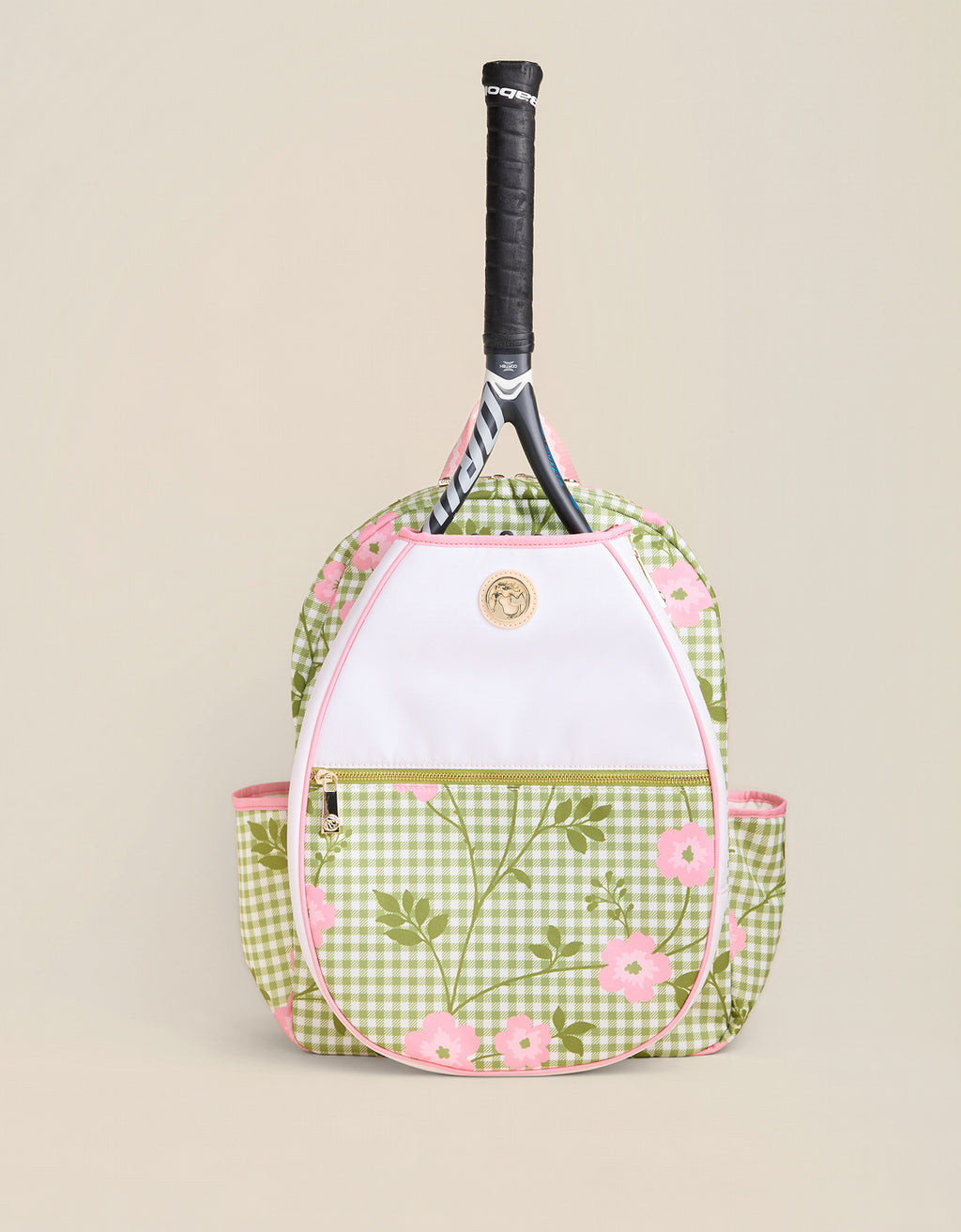 NEW SPARTINA 449 women\'s tennis backpack in castillo gingham Spartina 449 Golf Stand Up Bag Castillo Gingham - QVC.com main image 2