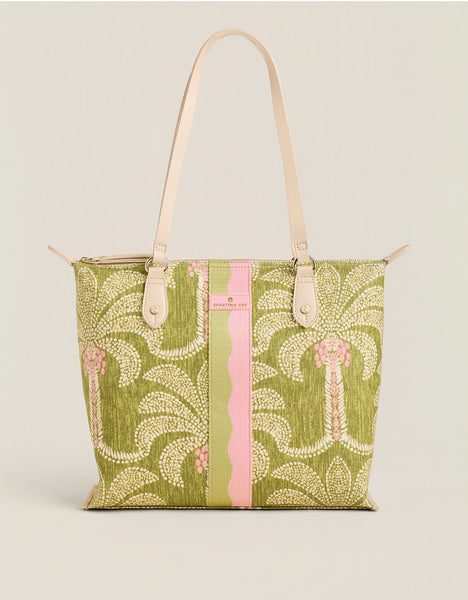 Zip Travel Tote Castillo Green Palms - $110.40
