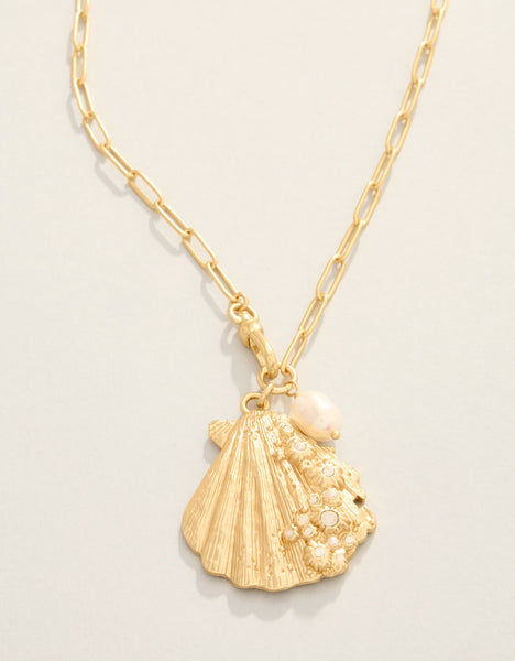 Scallop Shell Necklace 18