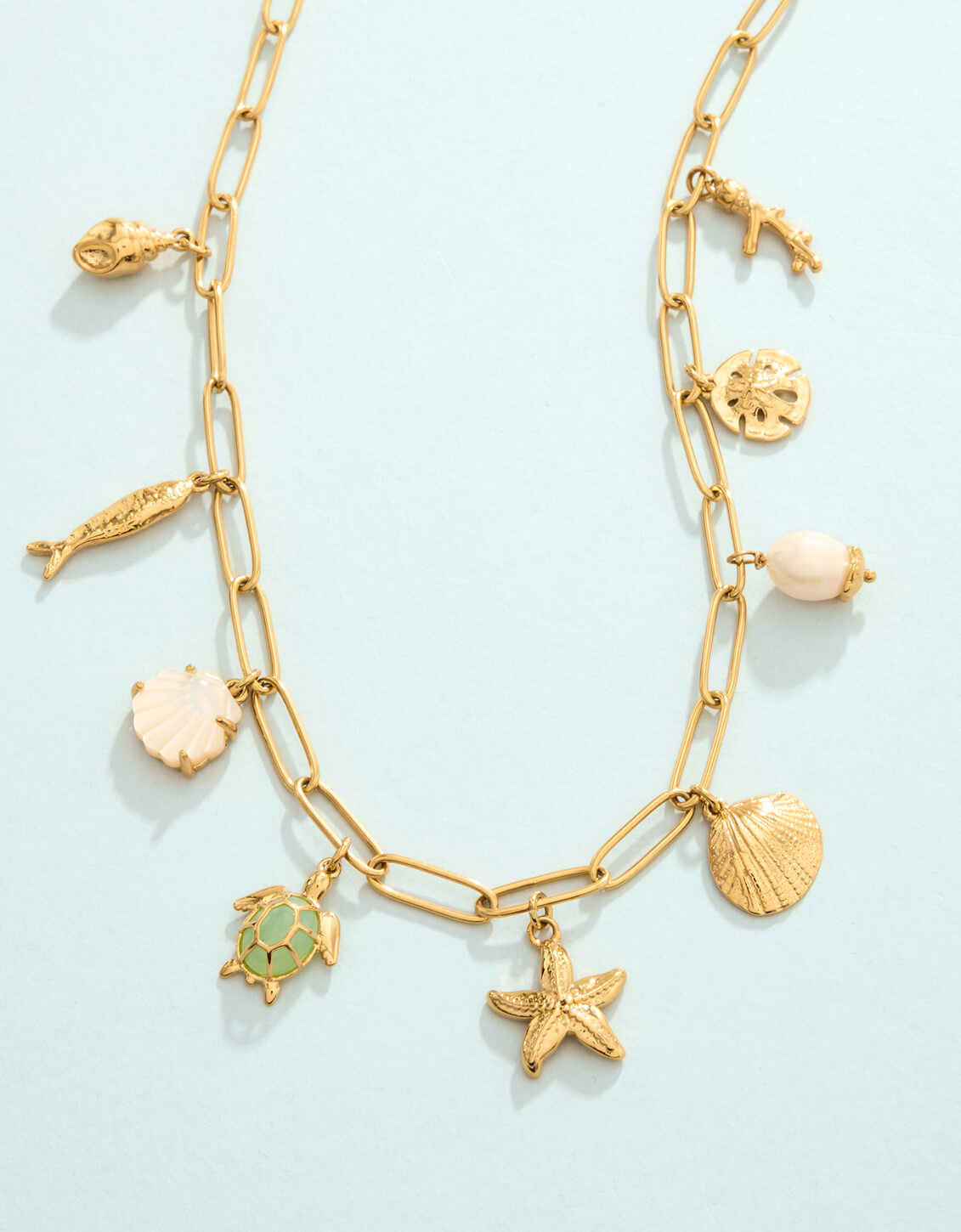 Seashore Charm Necklace 18