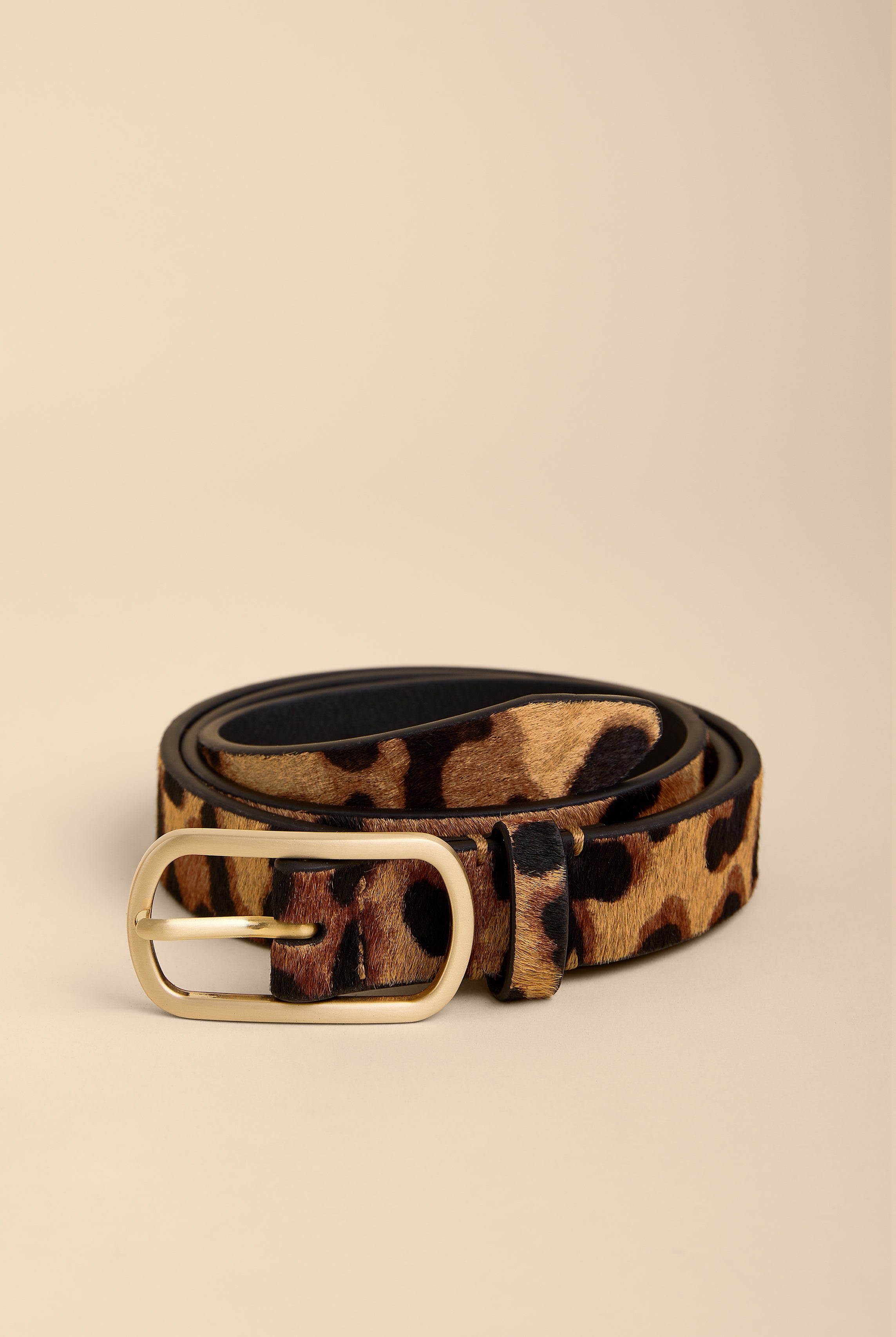 Siren Thin Belt Leopard - $78.00