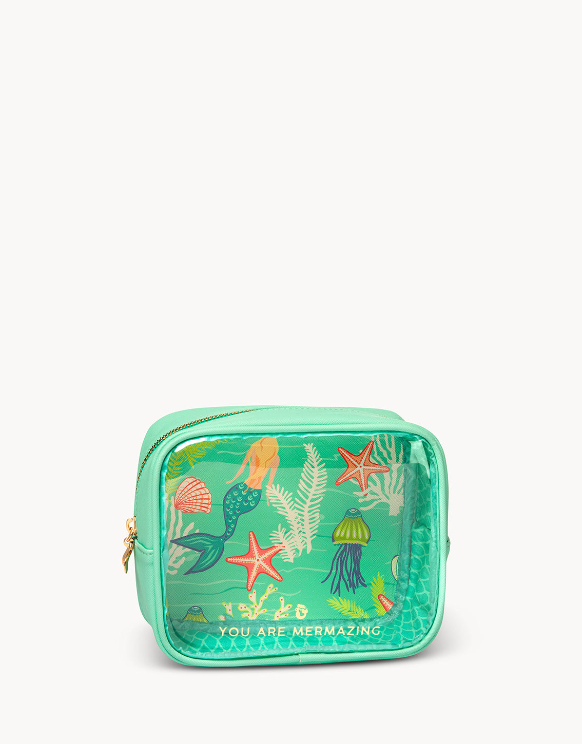 Golden Mermaid Travel Case