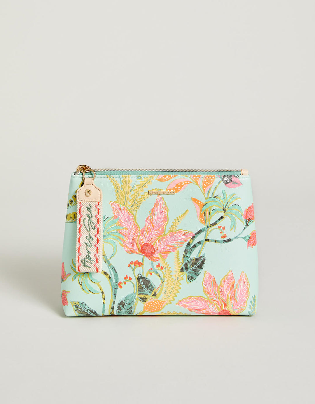 Aprés Sea Bag Queenie Tropical Floral Sea Foam