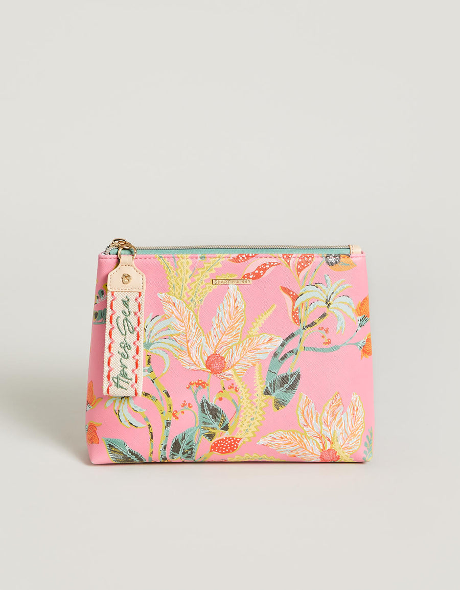 Aprés Sea Bag Queenie Tropical Floral Pink