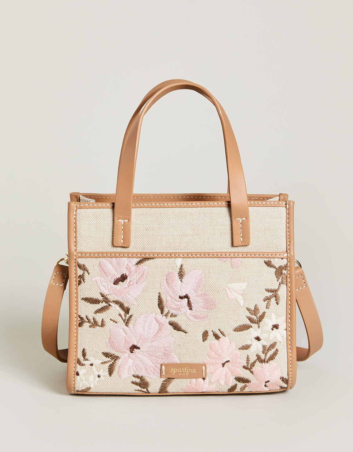 Dune Satchel Crossbody Parade Embroidered Floral