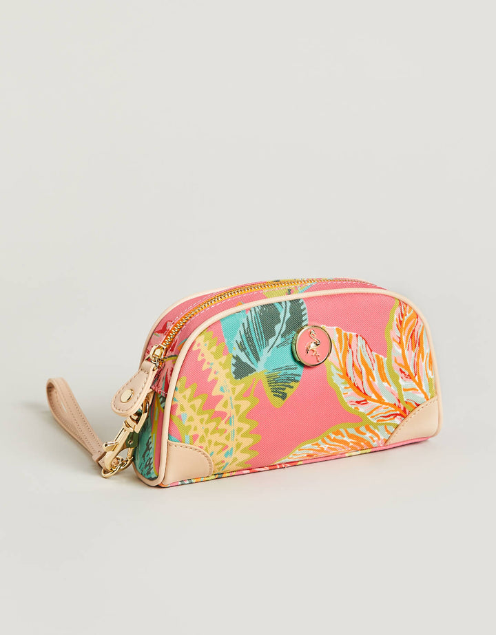 Golf Accessory Pouch LW Queenie Tropical Floral Pink