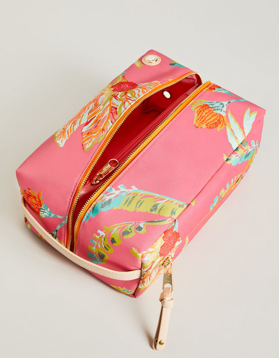 Golf Shoe Bag LW Queenie Tropical Floral Pink