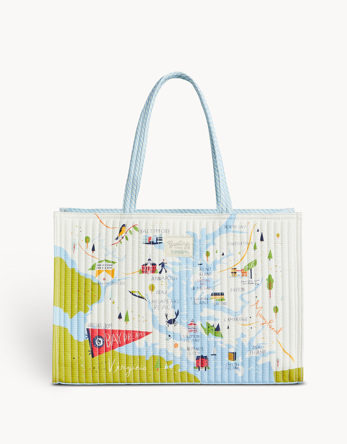 Spartina 449 Seacoast Oyster Factory Tides Tote Bag - Beach House Gift  Boutique