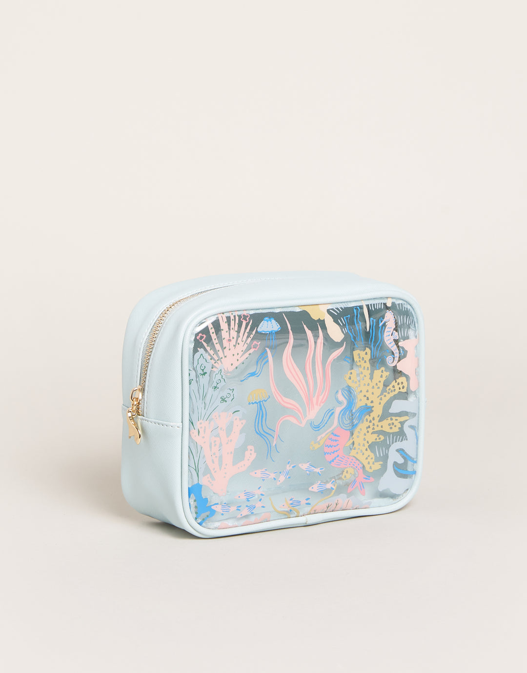 Clear Travel Case Mermaid Sea