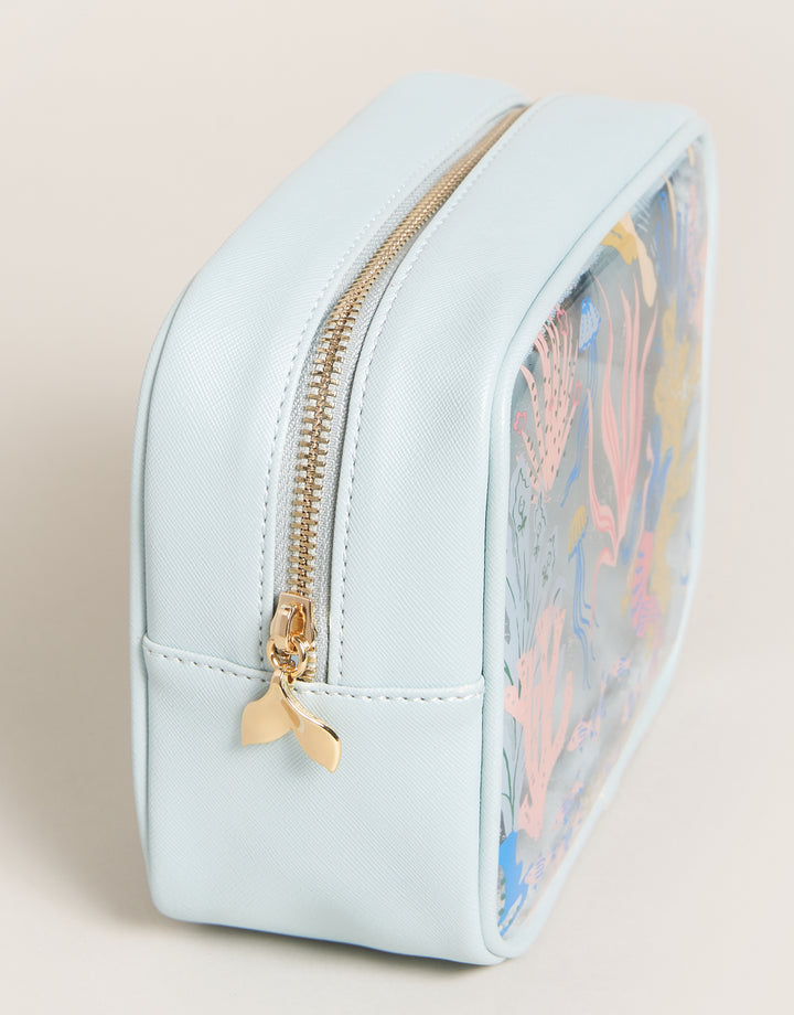 Clear Travel Case Mermaid Sea