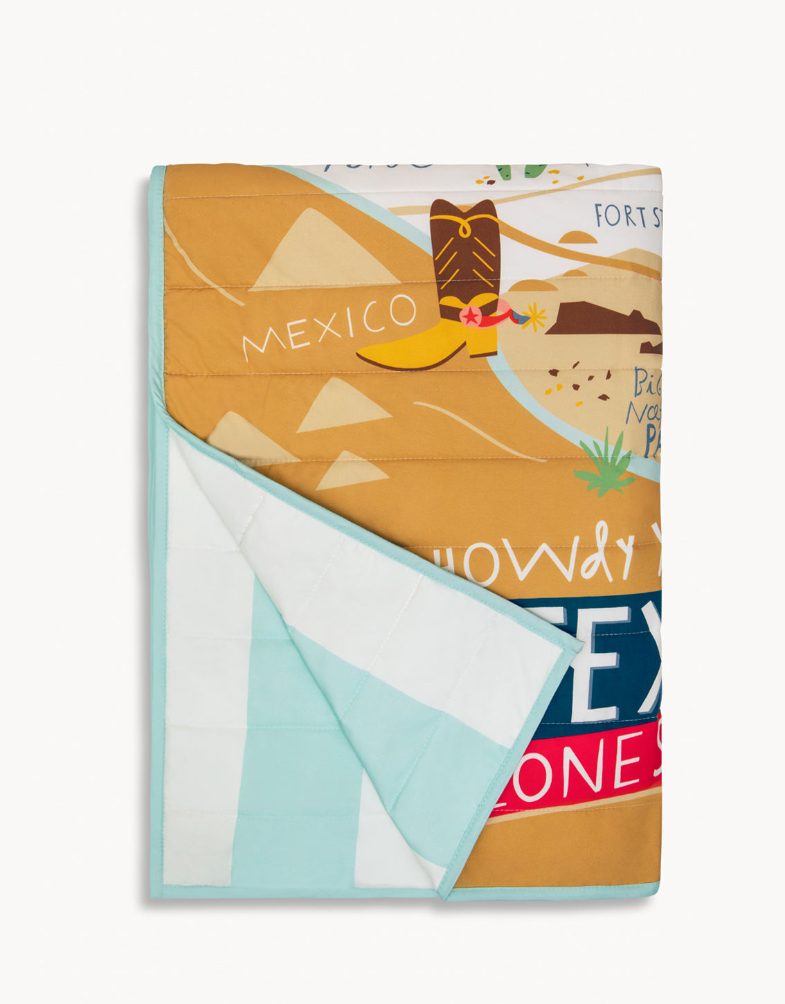 Texas Cotton Quilted Throw