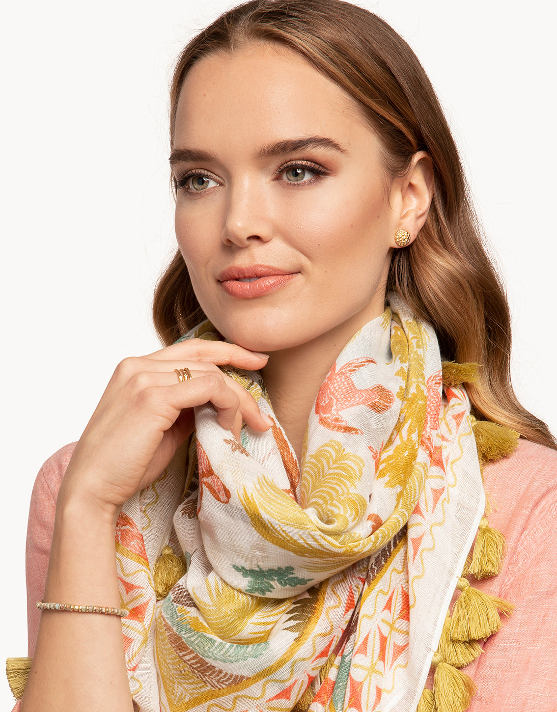 Stretch Bracelet Gold/Brown