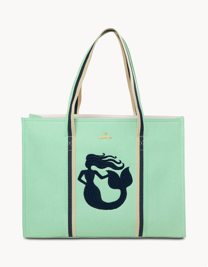 Mermaid Carry All Tote Seafoam